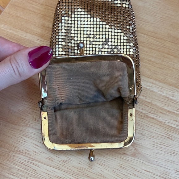 Vintage Gold Sequin Clutch or Cigarette Case - Picture 4 of 6